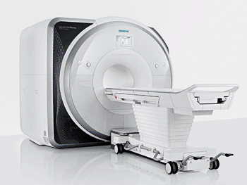 Image: The Magnetom Prism 3T MRI scanner (Photo courtesy of Siemens Healthcare).